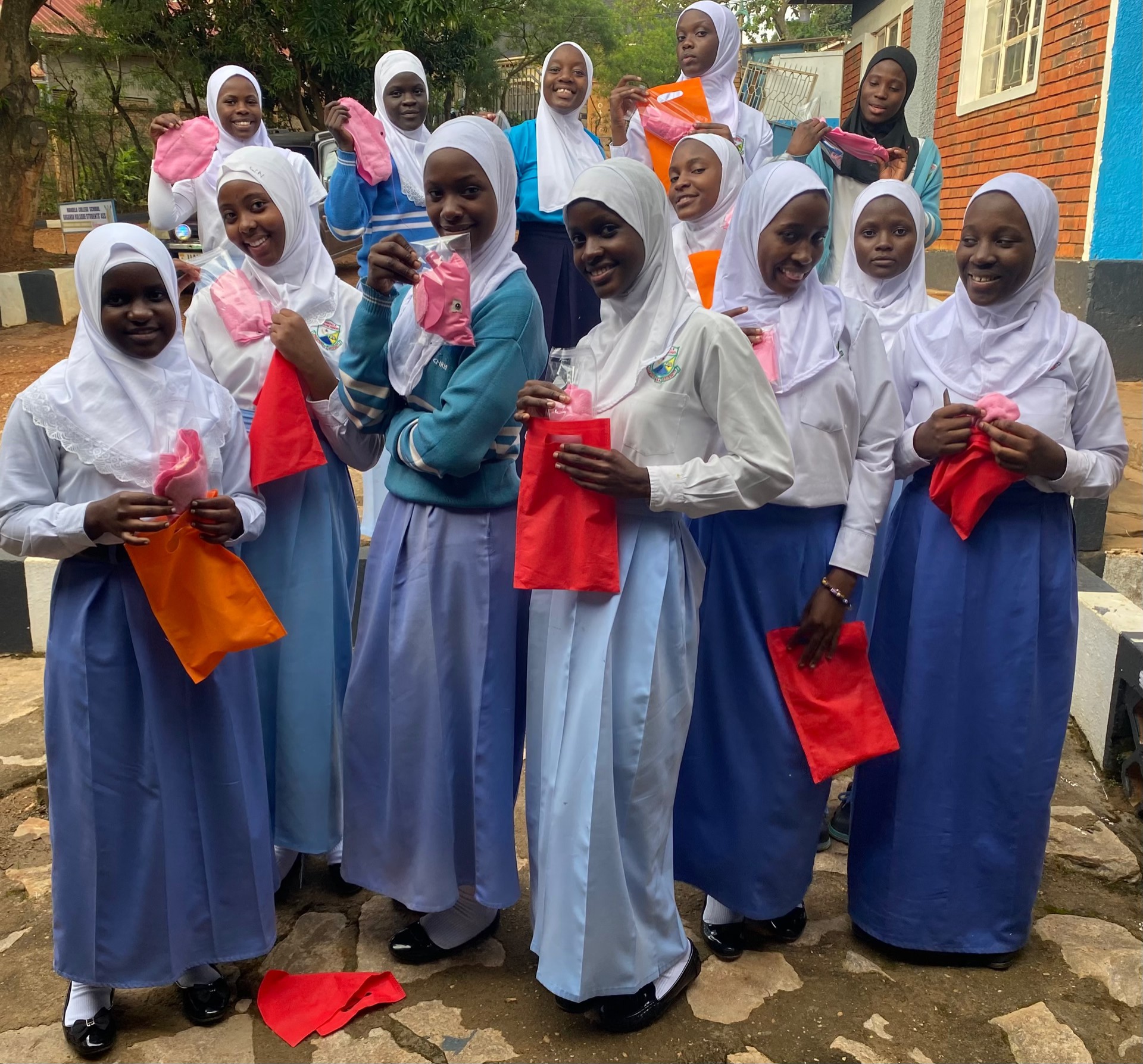 Menstrual health training in session